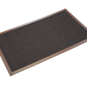 Spaghetti Mat Backed 3'x5' Nosed-All Brown Scraper Mat - DE MP35BR