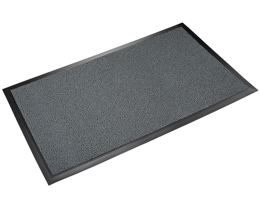 Spaghetti Mat Unbacked 4-ft. Custom Cut Gray Scraper Mat - DERMU48GYC
