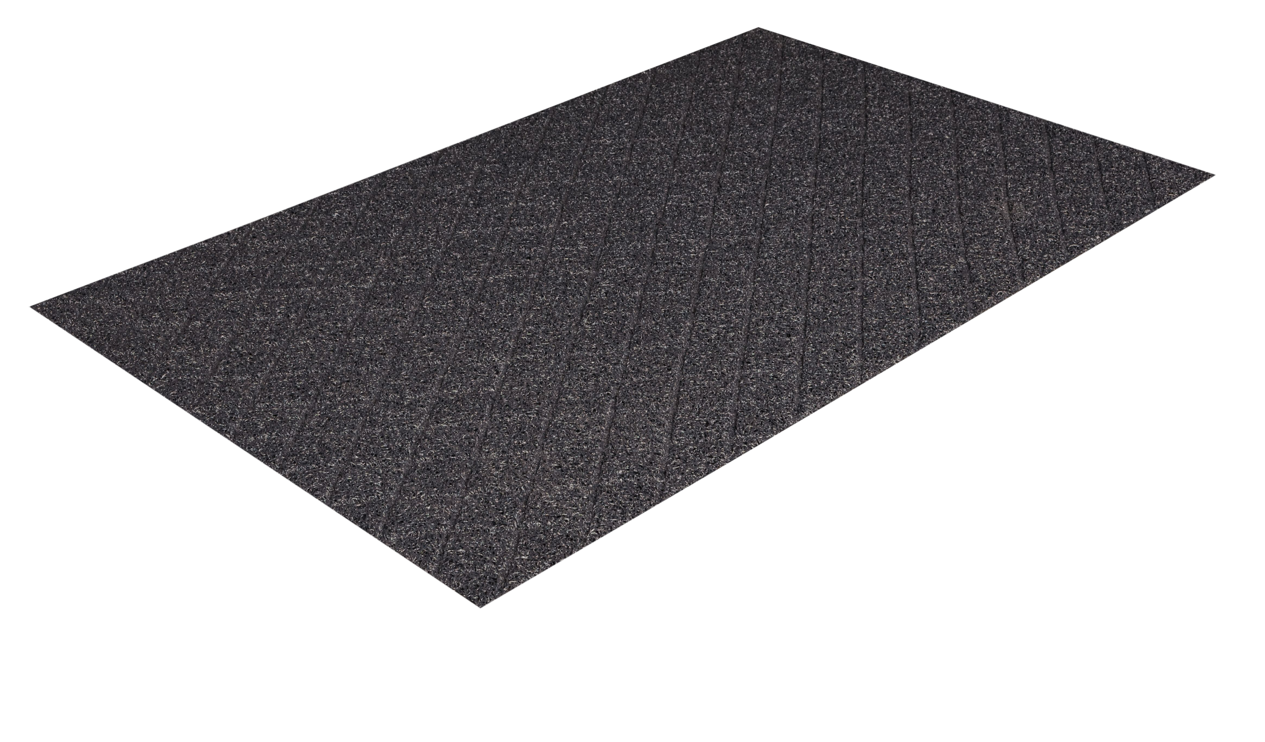 Diamond-Deluxe Heavy-Duty Unbacked with Grit-Safe 3'x5' Black w/Grit - DT HU35RB