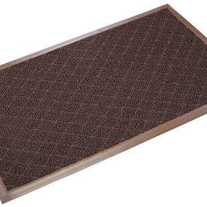 Diamond-Deluxe Duet Medium-Duty Unbacked 3'x5' Nosed-All Brown/Caramel Scraper Mat - DX MA35BC