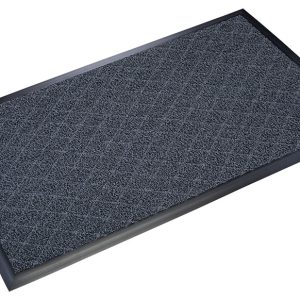 Diamond-Deluxe Duet Medium-Duty Backed 4'x6' Crimped Brown/Caramel Scraper Mat - DX MB46BC