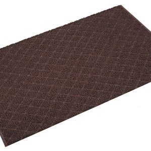 Diamond-Deluxe Duet Medium-Duty Unbacked 3' Custom Brown/Caramel Scraper Mat - DXRMU36BCC