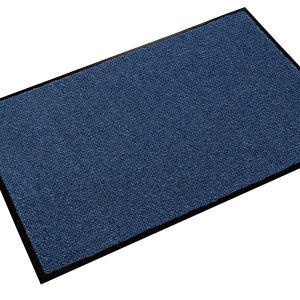 Rely-On Olefin 3'x8' Marlin Blue Wiper Mat - GS 0038MB