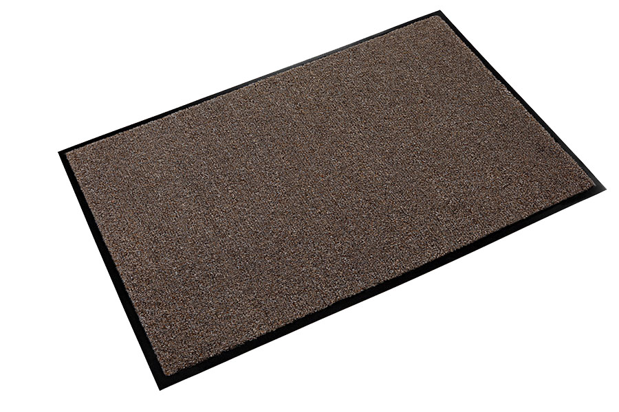Rely-On Olefin 4'x8' Walnut Wiper Mat - GS 0048WA