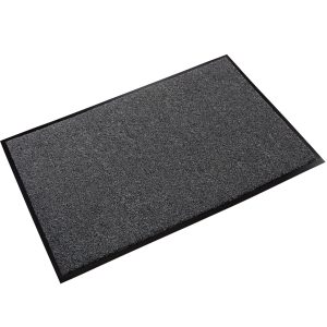 Rely-On Olefin 4'x10' Charcoal Wiper Mat - GS 0410CH