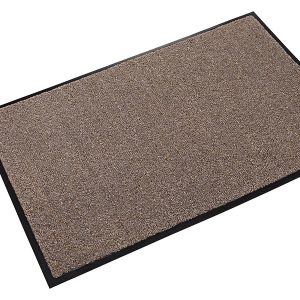 Rely-On Olefin 4' Custom Pebble Brown Wiper Mat - GSR0048PBC