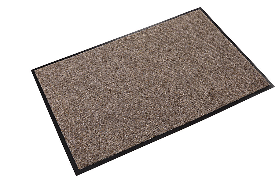 Rely-On Olefin 6' Custom Pebble Brown Wiper Mat - GSR0072PBC