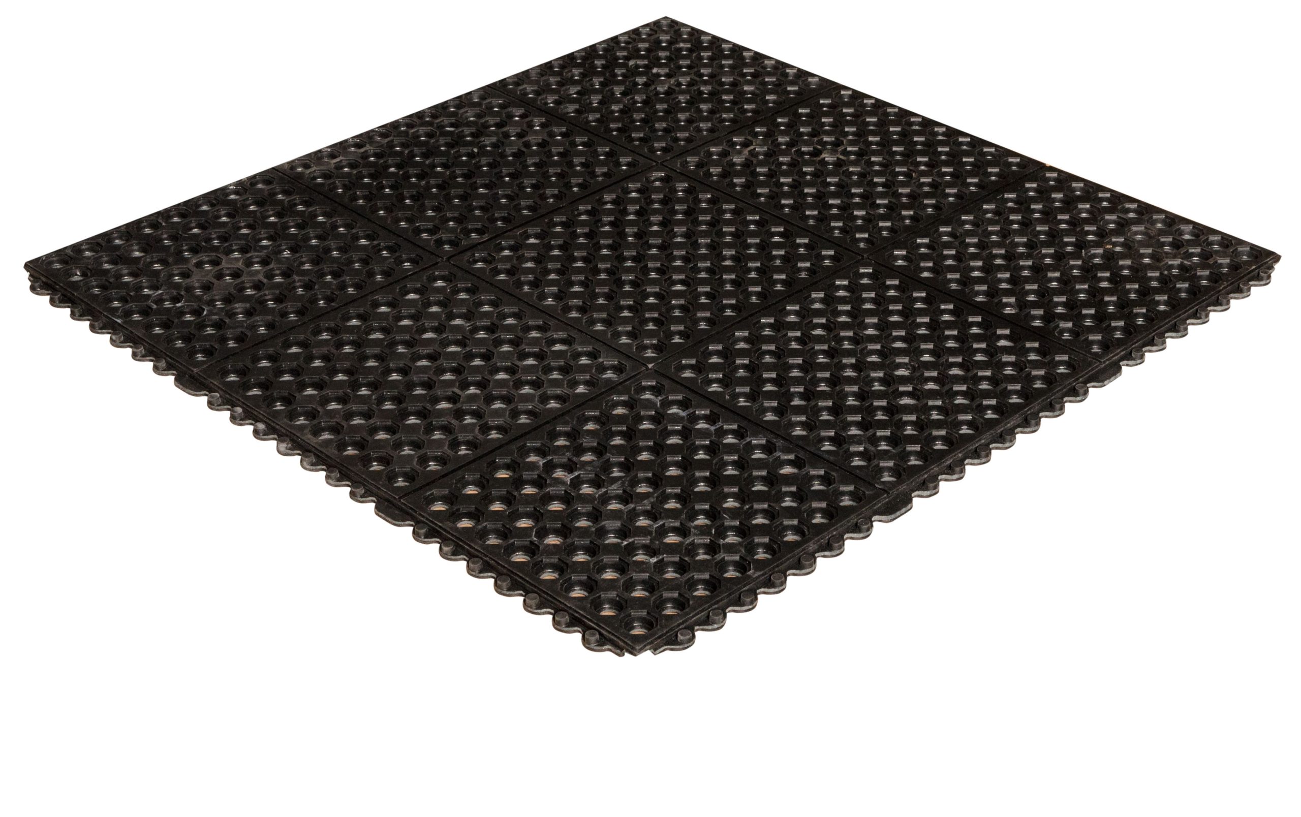 Dura-Step II with Grit-Safe 3'x3' Black w/Grit - KD SR33GT