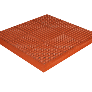 Safety-Step Grease-Resistant 3'x3' Terra Cotta - KM RG33TC
