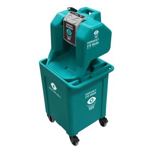 NeutraFlush Gravity Fed Eyewash Station 16 Gal. with drain cart - NFS2048C
