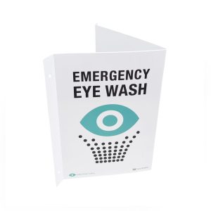 Neutraflush Eyewash Station 2 View Wall Sign - NFSWS01