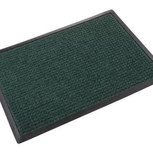 Super-Soaker Rubber-Border 3'x5' Forest Green Scraper/Wiper Mat - SS R035FG