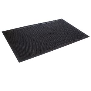 Crown-Tred 3'x5' Black Scraper Mat - TD 0035BK