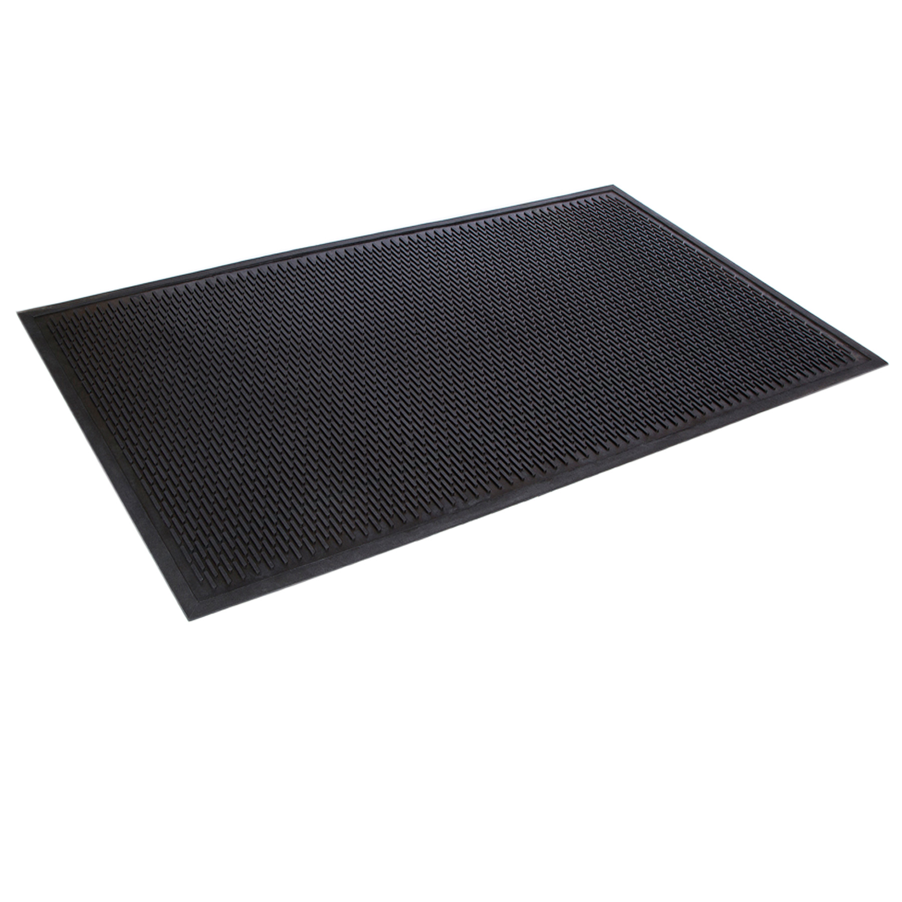 Crown-Tred 3'x10' Black Scraper Mat - TD 0310BK