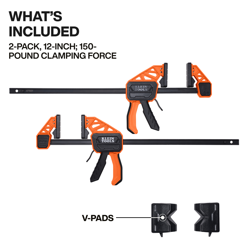 Speed-Klamp 12-Inch, 150-Pound, 2-Pack - KLE 47551 - Image 2