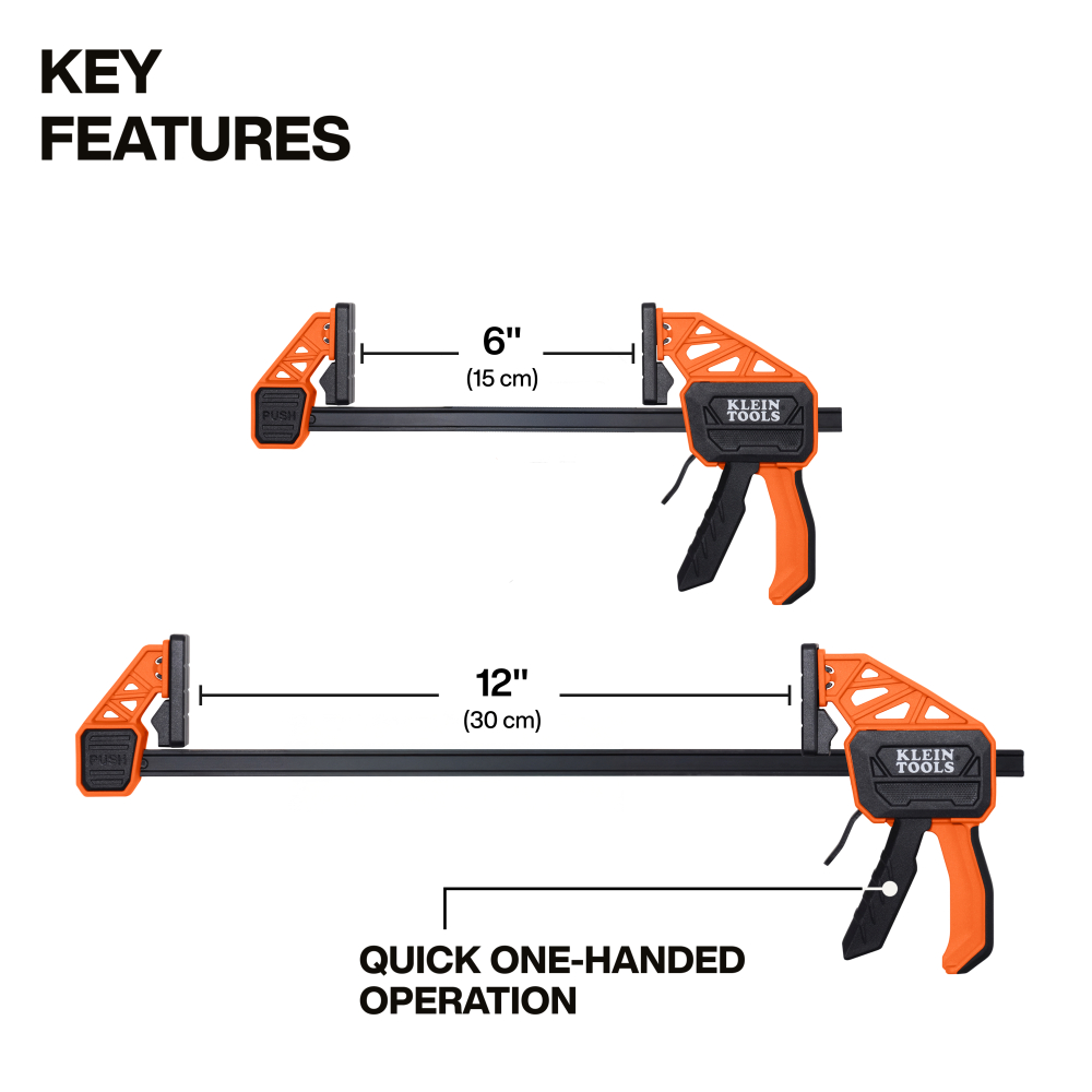 Speed-Klamp 6-Inch and 12-Inch, 150-Pound, 4-Pack - KLE 47552 - Image 3
